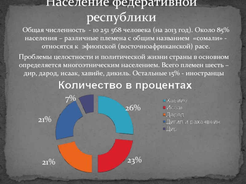 Национальный состав египта. Федеративная Республика Сомали население. Население Сомали национальный состав. Население Сомали 2021. Население Федеративной Республики Сомали проценты.