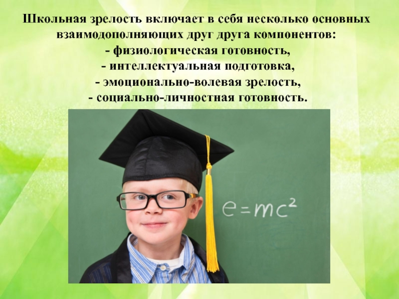 Термины школы. Критерии школьной зрелости. Понятие школьной зрелости. Школьная готовность и Школьная зрелость. Критерии и способы оценки школьной зрелости.