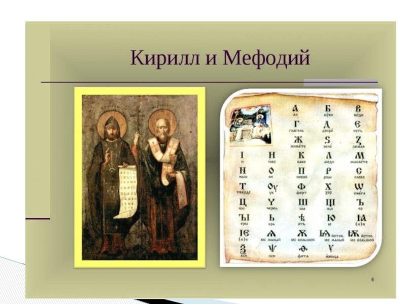 История славянской письменности презентация 6 класс