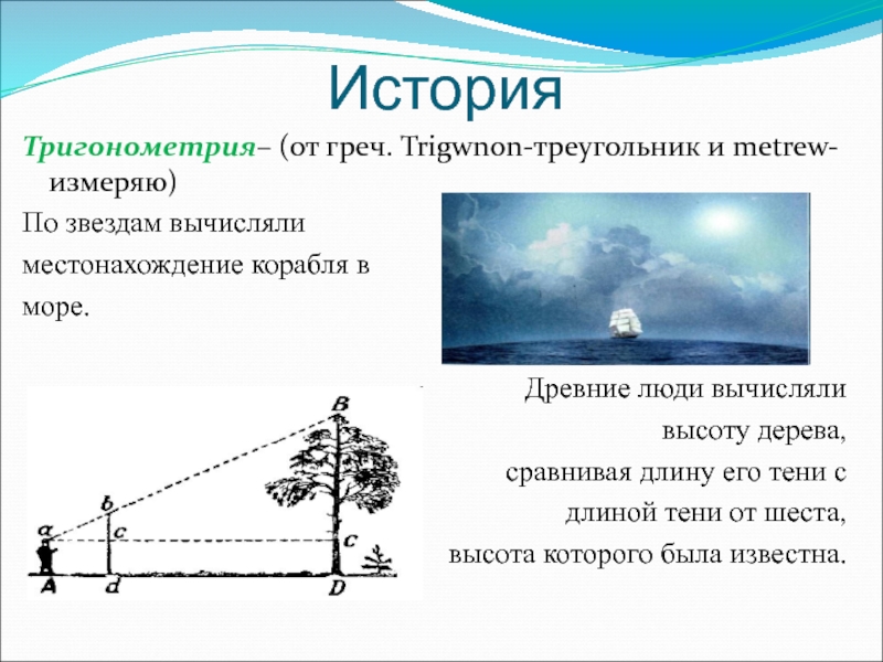 Тригонометрия в архитектуре презентация