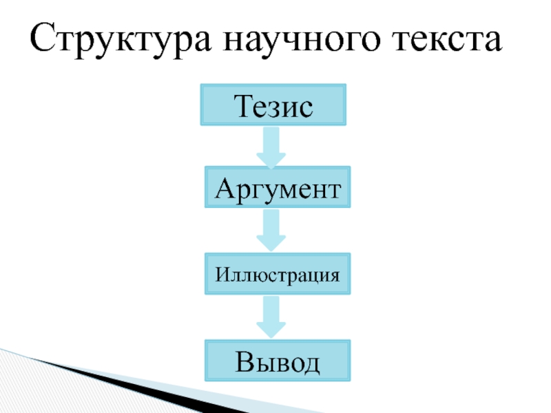 Структура научной презентации