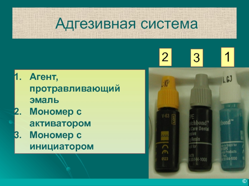 Адгезивная система в стоматологии презентация