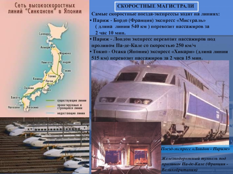 Транспортная инфраструктура география. Скоростной поезд Мистраль. Основная задача АО скоростные магистрали. Презентация высокоскоростные магистрали заключение. Экспресс Мистраль сообщением Париж бордо.