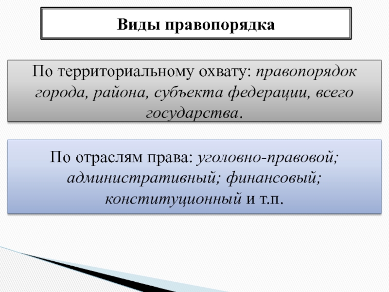 Общественный порядок презентация