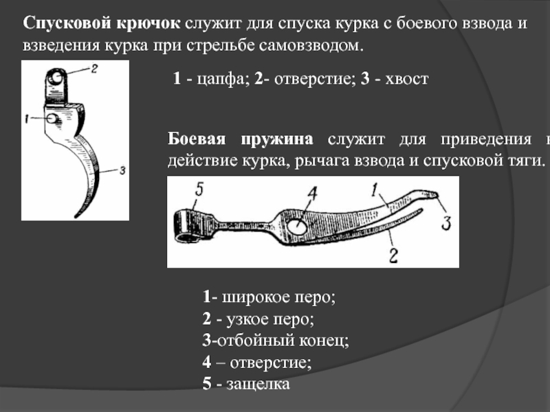 Спусковой крючок ружья 7 букв. Спусковой крючок. Курок и спусковой крючок. Спусковой крючок служит для. Спуск курка с боевого взвода.