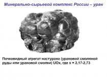 Минерально сырьевой комплекс России 