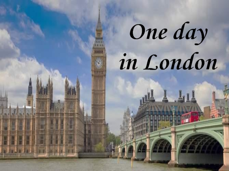 One day in London