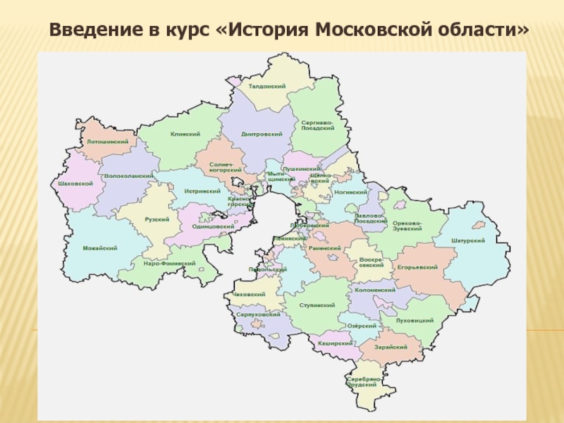 Введение в курс История Московской области