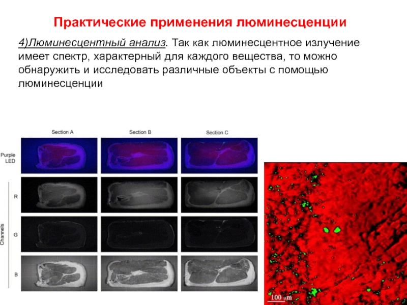 Люминесцентный анализ презентация