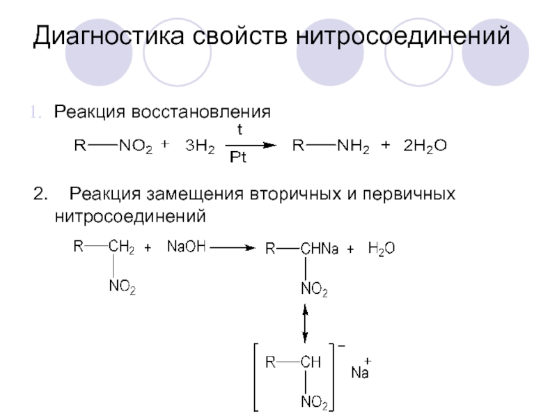 Реакция восстановления пример