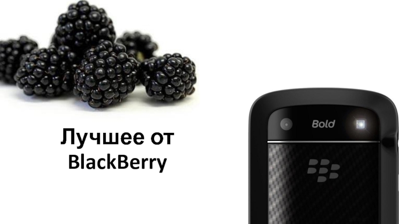 Лучшее от BlackBerry