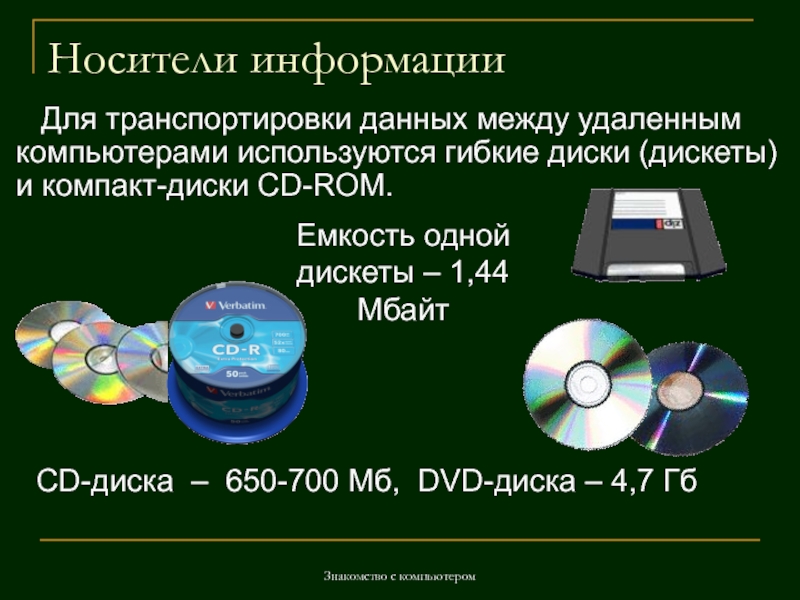 Какова емкость cd диска. Носители информации. CD DVD. Гибкий диск носитель информации. Информационная ёмкость CD-ROM. CD-DVD диски и дискеты.