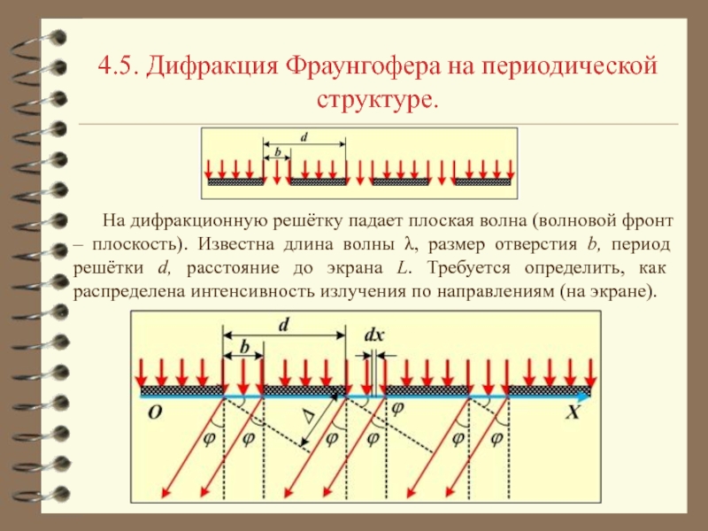 Объясните образование максимумов и минимумов дифракционной картины