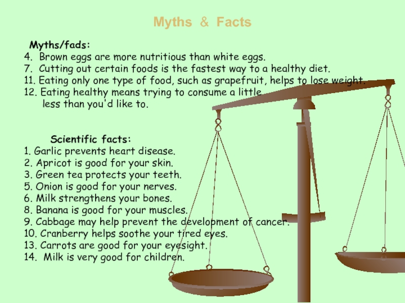 Healthy habits презентация