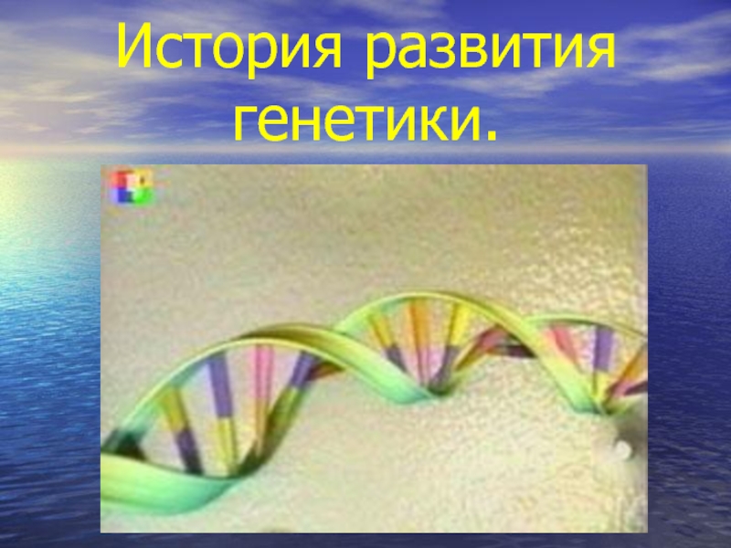Презентация История развития генетики