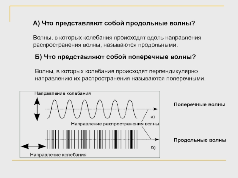 На рисунке представлена фотография шнура по которому распространяется поперечная волна