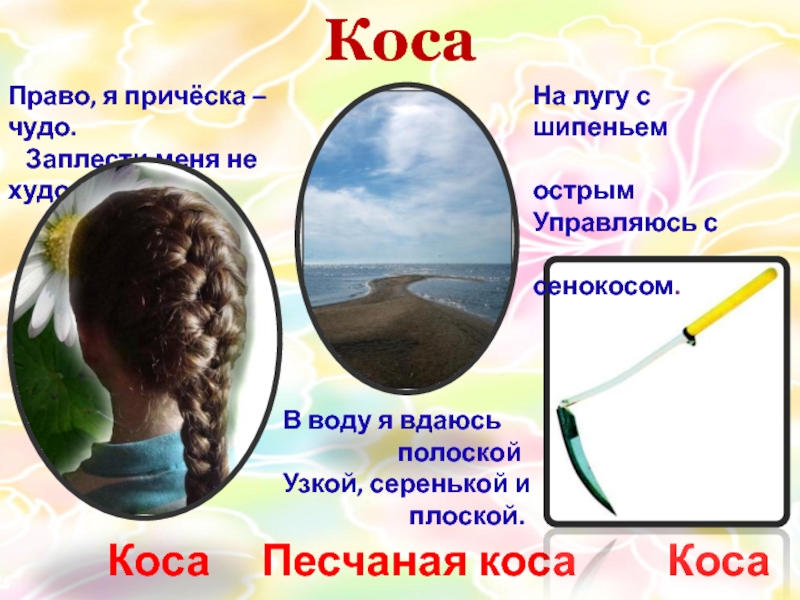 Чудо стрижка отзывы. Коса многозначное слово. Косы многозначное слово. Презентация коса коси. Чудо прически.