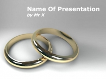 Шаблон для презентации Для свадебной презентации