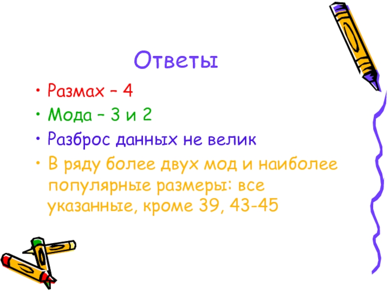 Размах 4. 2 Mod 2 равно. 3 Mod 4 равно.