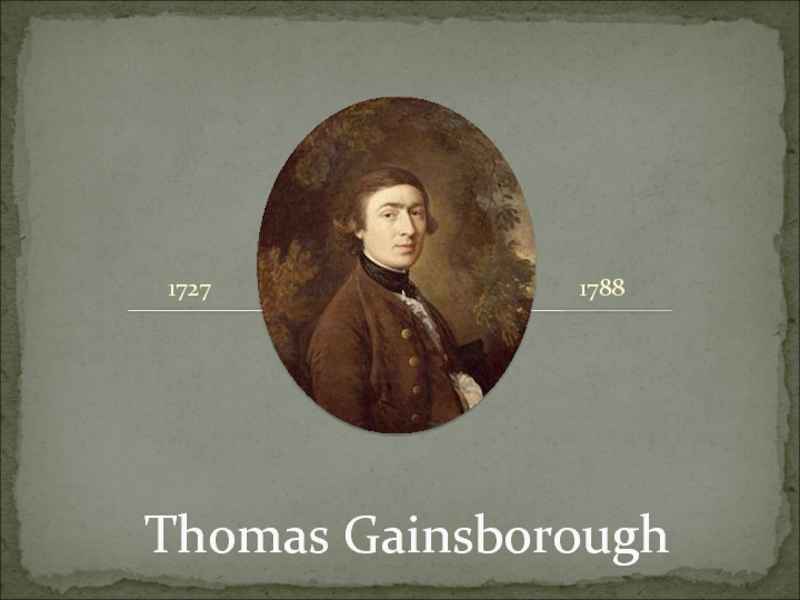 Презентация Thomas Gainsborough