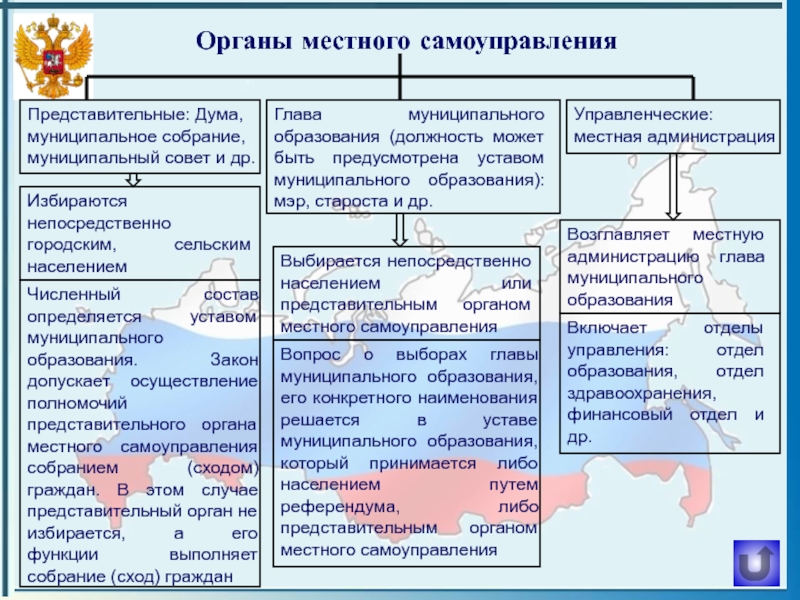 Местное самоуправление план егэ обществознание