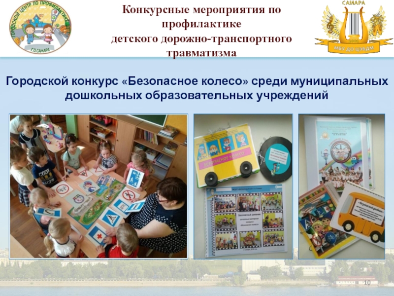 Организация работы по профилактике Детского дорожно-транспортного травматизма в Городской конкурс «Безопасное колесо» среди муниципальных дошкольных образовательных учрежденийКонкурсные мероприятия по профилактике детского дорожно-транспортного травматизма Городской конкурс «Безопасное колесо» среди муниципальных дошкольных образовательных учрежденийКонкурсные мероприятия по профилактике детского дорожно-транспортного травматизма