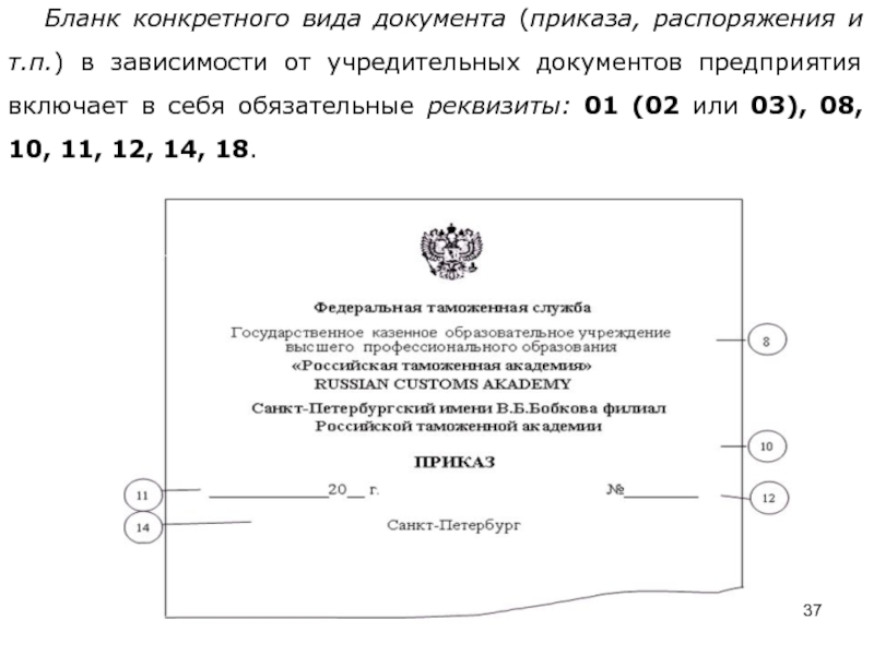 Распоряжение гост образец