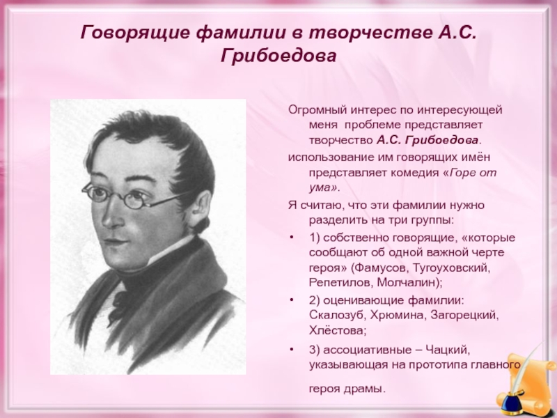 Значащие имена и фамилии литературных персонажей в ранних юмористических рассказах чехова проект