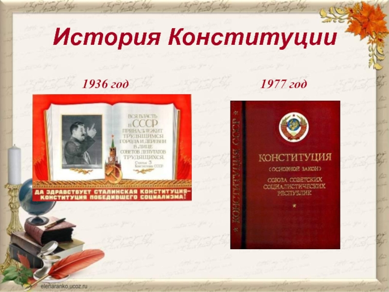 Конституция 1936 презентация