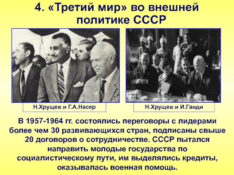 Внешняя политика ссср в 1950 е гг. Хрущев внешняя политика. Внешняя политика СССР 1953-1964.