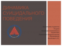 Динамика суицидального поведения