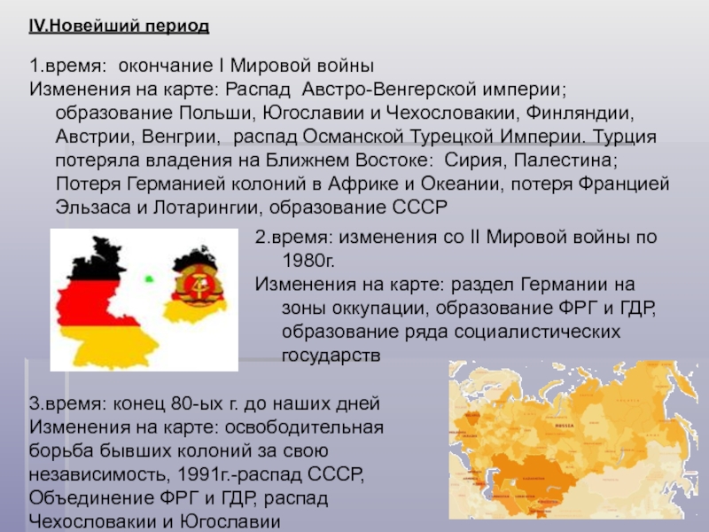 Страны бывшей чехословакии