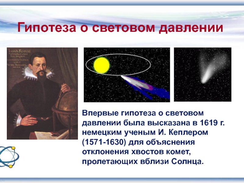 Давление света презентация 11 класс физика