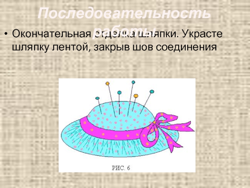 Проект по технологии 5 класс игольница шляпка