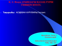 Қ. А. Ясауи АТЫНДАҒЫ ҚАЗАҚ-ТҮРІК УНИВЕРСИТЕТІ