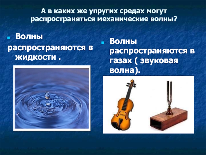 Волны распространяющиеся в жидкостях и газах. В какой среде могут распространяться механические волны?. Какие волны могут распространяться в твердой среде. Неупругая среда. Продольные механические волны могут распространяться.