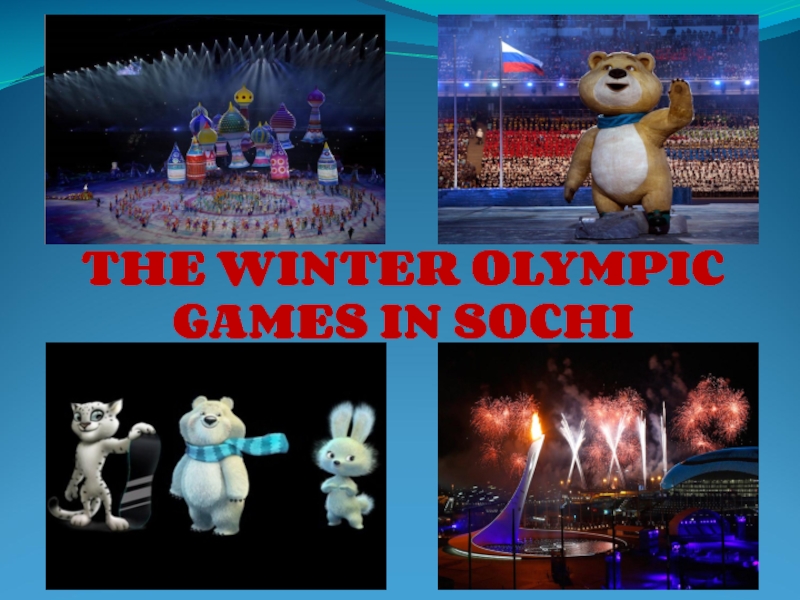 The Winter Olympic Games in Sochi
