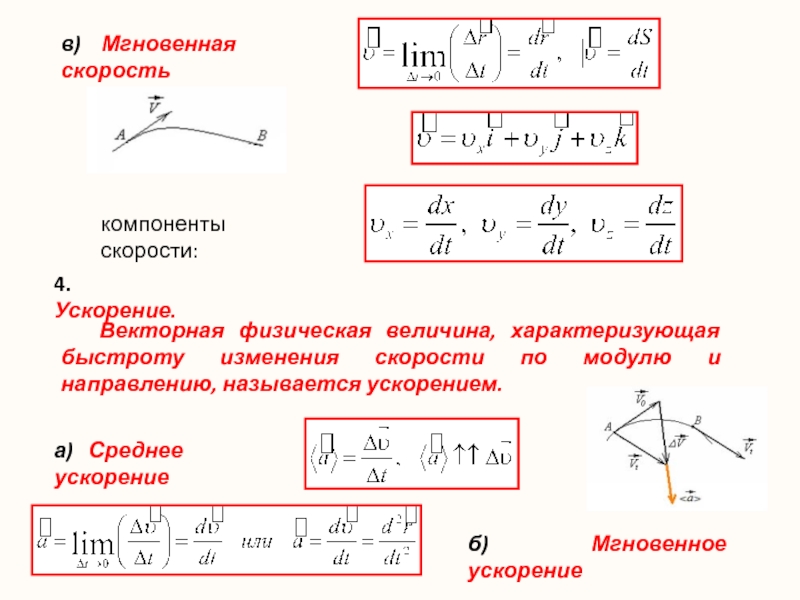 Величина характеризующая быстроту изменения скорости. Модуль мгновенного ускорения формула. Модуль изменения вектора скорости. Средняя скорость с ускорением. Ускорение среднее это Векторная величина.