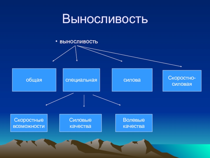 Специальные компоненты. Виды выносливости. Общая и специальная выносливость. Разновидности специальной выносливости. Основные формы выносливости.