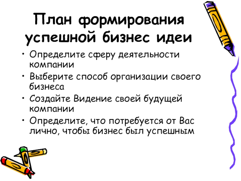 Что такое план формирования