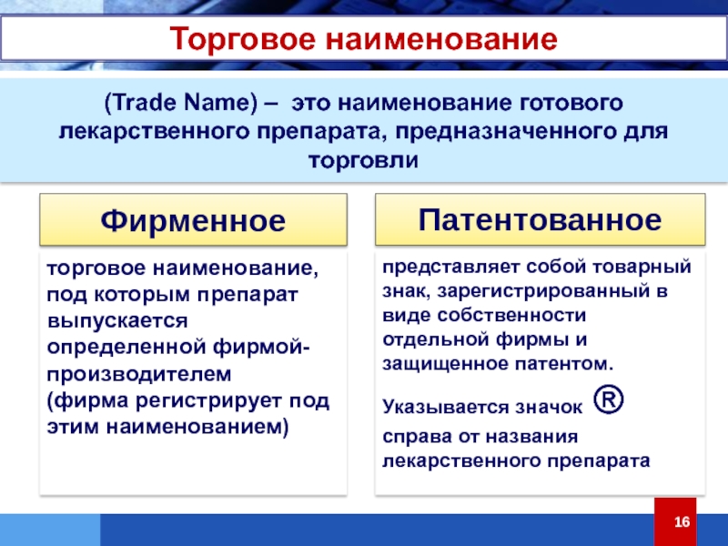 Под наименованием. Торговое Наименование лекарственного средства это. Товарное Наименование. Торговое патентованное название это. Наименование торгового предприятия.