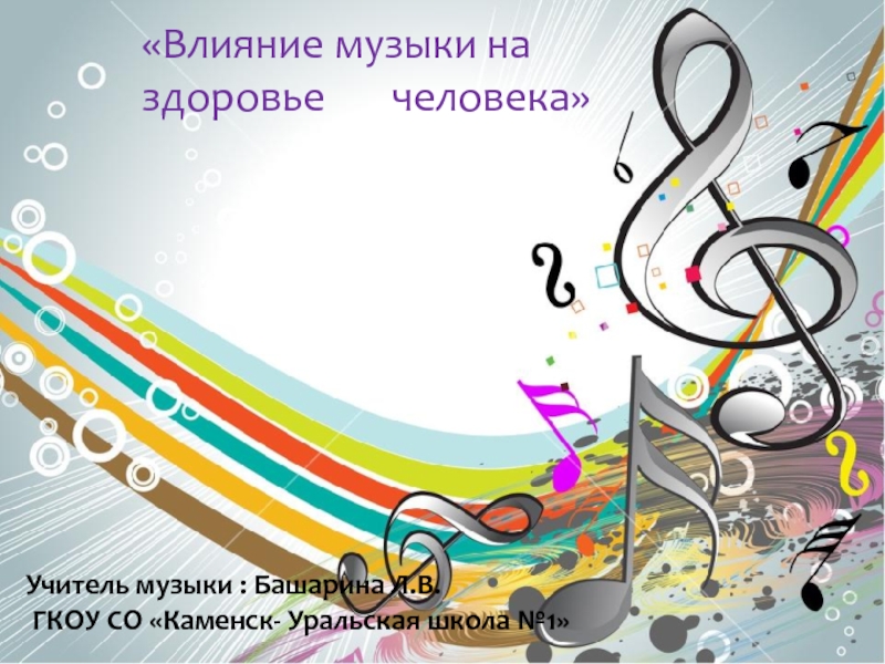 Презентация Влияние музыки на здоровье человека