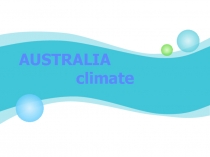 AUSTRALIA climate