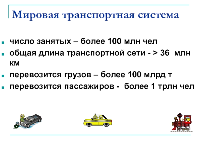 География 10 класс презентация география транспорта мира 10 класс презентация