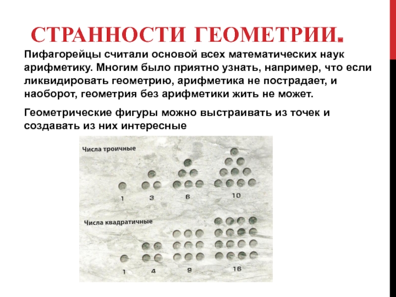 Считают основа. Геометрия пифагорейцев. Пифагорейцы считают. Геометрические причуды. Пифагорейцы считали что в основе всего.