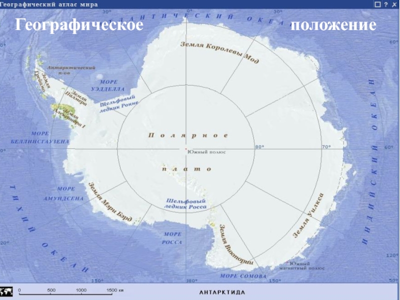 План характеристики географического положения антарктиды 7 класс