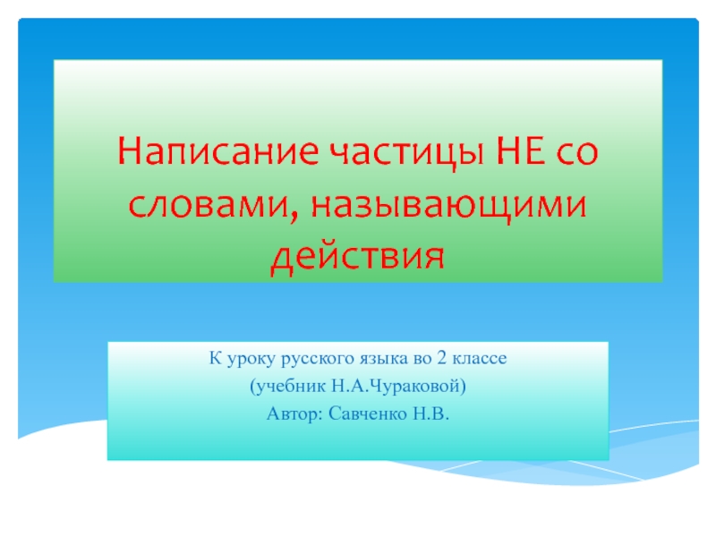 Презентация для урока русского языка.