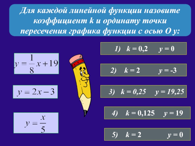 Для каждой линейной