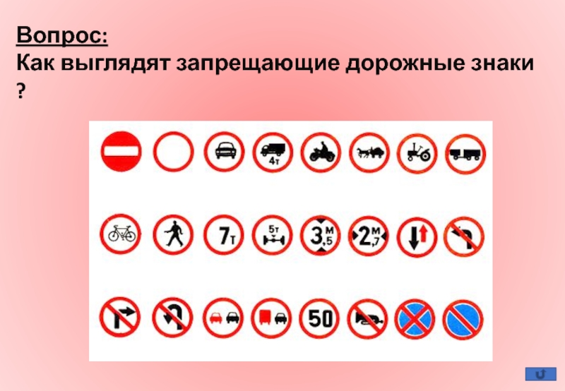 Как выглядят запрещающие знаки. Запрещающие дорожные знаки для викторины. Запрещающие знаки светофора. Азбука пешехода викторина для дошкольников. Алиса как выглядят запрещающие дорожные знаки.