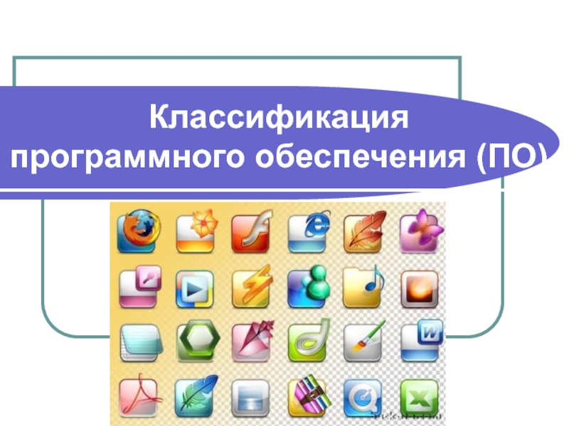 Презентация Классификация программного обеспечения (ПО)